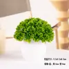 Plantas Verdes Simples Suculentas de Plástico em Vaso Ornamento para Sala de Estar Mesa de Jantar Flores Artificiais Decorações Ornamento Flores Biomórficas