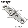 Bisagras de Acero Inoxidable 316, Bisagras para Yates, Accesorios de Ferretería, Bisagras Marinas Pulidas a Espejo, Accesorios para RV