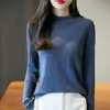 Top de manga larga con pliegues tridimensionales para mujer, corte holgado, adelgazante, diseño elegante, versátil y con estilo, una camisa única y moderna para mujer