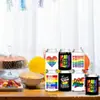 Funda para Taza de Refresco de Material de Buceo Transfronteriza 12oz Impresa Funda para Taza de Cerveza Aislada Plegable Funda para Lata de Bebida Venta Caliente Transfronteriza