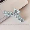Novo Grampo de Cabelo Dopamina Estrela de Cinco Pontas Coração para a Parte de Trás da Cabeça, Doce Presilha Tubarão Grampo de Cabelo Estrela Acessório de Cabelo