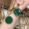 Colgante de Jade Hetian Natural con Figura de Buda, Jade Hetian en Color Agua Clara, Calabaza en Forma de Hoja, y Colgante de Paz para Hombres y Mujeres, con Cadena de Jade