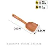 Espátula de Madera de Acacia Transfronteriza Espátula de Madera del Amazonas Espátula para Cocinar Espátula de Nogal Sudamericano Juego de Cucharas de Arroz de Madera Cuchara para Fideos