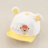 Gorro de bebé primavera y otoño para niños, gorra de visera linda, super linda, gorra de béisbol de algodón suave de ala suave, versátil para bebés, niños y niñas