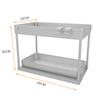 Estante de Almacenamiento para Fregadero de Cocina de Venta Caliente Transfronterizo Extraíble para Baño Estante de Almacenamiento Simple Estante de Almacenamiento Multifuncional