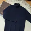 Nuevo suéter de cachemira para hombre de otoño e invierno, jersey de cuello alto, tejido de cachemira grueso, suéter versátil