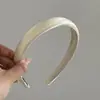 Faixa de cabeça de cetim mercerizado para mulheres, nova, de alta qualidade, estilo estrangeiro, moda, prendedor de cabelo para pressionar o cabelo, acessório de cabeça para uso diário