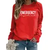Comercio Exterior Amazon Suministro Emergencia Sudadera Estampada para Mujer Cuello Redondo Otoño e Invierno Talla Europea Holgada Casual Versátil
