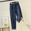 Adecuado para Caderas Anchas, Ropa de Otoño para Mujer Tallas Grandes, Pantalones Nuevos 2022, Diseño de Nicho para Mujer, Jeans Ajustados, Moderno