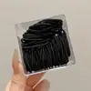 Elástico de Cabelo Elástico Estilo Coreano para Mulheres, Elástico de Borracha que Não Machuca o Cabelo, Acessório de Cabeça Simples, Elástico de Cabelo de Aparência Sofisticada