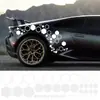 Pegatinas hexagonales de panal para coche transfronterizas, impermeables, protección solar, vinilo, decoración personalizada, cuerpo hueco, arte latte, pegatinas para coche