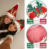 Chapéu de Decoração de Natal da Amazon 2026 Chapéu de Fantasia para Festa de Natal Adereço para Foto Chapéu com Gravata Borboleta de Rena de Natal