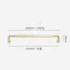 Maçaneta Moderna Minimalista Preta para Porta de Armário Americano Levemente Luxuosa Dourada Nórdico Levemente Luxuosa Maçaneta de Porta de Armário Dourada Guarda-roupa Dourado