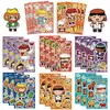 8 Tipos de Bloques de Construcción de Ángeles de Dibujos Animados con Caras Intercambiables para Manualidades DIY, Funda de Teléfono, Decoración de Cuaderno, Disponibles para Venta al por Mayor, Impermeables