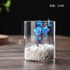Botella para plantas hidropónicas jarrón de vidrio recto alta borosilicato maceta de mesa adornos para arreglos florales tanque ecológico botella con paisaje de musgo