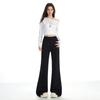Jeans Acampanados Gruesos Elásticos en Cuatro Direcciones para Otoño e Invierno Ykk Sueltos de Pierna Ancha No Destiñen de Longitud Completa