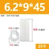 Plástico ABS Columna de Aislamiento Recta Pasante Manga de Tornillo Cilindro Hueco Nylon Espesor Aumentado Junta Arandela Columna Aislante Manga de Eje