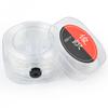 A elasticidade da pulseira de miçangas quebradas com texto não é linha transparente, acessórios de cristal, cordão de miçangas, elasticidade da corda