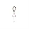 Cross-Border European and American Stainless Steel Trendy Cross Earrings Hip-Hop Punk Minimalist Style Earrings Women's Accessories Wholesale