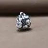 Pingente Céu Negro Grande de Prata Pura S999 Contas de Buda Estrela Lua Bodhi Pulseira Wenwan Xizang Acessórios Acessórios Pixiu Atacado
