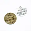 Placa Redonda de Aleación Accesorios para Joyería Accesorios para Joyería DIY Modelo Más Vendido de Exportación 23*23mm S265