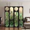 Biombo estilo americano, retro y lujoso, para divisiones de ambientes en salas de estar, recibidores, hogares, hoteles, oficinas y dormitorios; plegable y móvil