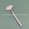 Cepillo con forma de abanico salón de belleza limpiador facial cepillo espumante cerdas suaves artefacto espumante para limpiador facial cepillo para mascarilla de lavado facial mango de madera