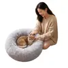 Ninhos de Cães e Gatos Transfronteiriços, Ninhos Redondos de Pelúcia Longa para Pets, Camas para Cachorros, Tapetes de Inverno para Cachorros, Camas para Pets, Suprimentos para Pets no Atacado
