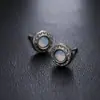 Pendientes de Girasol Transfronterizos para Hombre, Modernos, a la Moda, Lujo Ligero, Gama Alta, Versátiles, Estilo Minimalista, Pendientes de Personalidad de Nicho para Mujer
