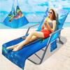 Funda Exclusiva Transfronteriza para Silla de Playa Bolsa para Silla de Playa de Microfibra Impresión Digital 3D Serie Tortuga A partir de Una Pieza
