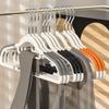 Cabide de Roupa Sem Costura Anti-Canto de Ombro Doméstico Espessado Antiderrapante Varal de Secar Roupa Dormitório Suporte para Secar Roupa Cabide de Guarda-Roupa Cabide Duplo