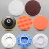Produtos de Limpeza Automotiva Lavagem de Carro Polimento Enceramento Capa Bola de Lã Microfibra Disco Auto-atarraxante Lixa Esponja Caxemira