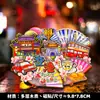 [Hong Kong] Ímã de Geladeira Metálico Comemorativo Personalizado do Ônibus com Marco do Porto de Victoria Tema Alimentício Turismo Cultural e Criativo