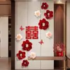 Set de Decoración de Habitación de Boda para el Novio, Decoraciones de Boda para el Dormitorio de los Novios, Decoraciones de Pared con Lazos de Moda para la Sala de Estar de la Boda
