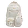 Mochila Dopamina Estilo Japonês 2026 Nova Cor Doce Color Blocking Moda Grande Capacidade Mochila de Ombro Duplo para Mulheres
