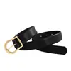 Nuevo Cinturón de Cuero con Hebilla de Aleación para Mujer, Cinturón de PU Versátil, Estilo Europeo y Americano, Adecuado para Vestidos de Verano, Cinturón Accesorio Simple de Alta Gama