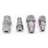 Conector para Mangueira de Proteção, Rosca Externa, Conector Reto Xzy06-D3.18 D4 D6 D8 D10 D12-1 2