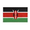 Bandera de Kenia de 90 x 150 cm en stock, fabricantes de banderas de poliéster de 3 x 5 pies, bandera de Kenia, suministro transfronterizo al por mayor