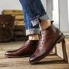 Enlace de Pedido de Cliente Recurrente Botas Martin Retro de Caña Alta Negocio Cuero Genuino Chelsea Estilo Británico Talla Grande Mayoreo