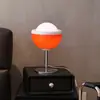 Lámpara de mesa de cristal de lujo ligero italiano para mesita de noche de dormitorio Lámpara de mesa decorativa de diseño simple para dormitorio principal Toque de alta gama Hierro