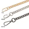 Cadena de giro para bolso color gunmetal dorado y plateado 1.2m correa con hebilla terminada para bolso de axila y correa de hombro de repuesto para bolso