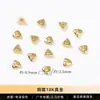 Colección de Accesorios de Cuentas de Posicionamiento Chapadas en Oro Cobre Accesorios para Joyería DIY Pulsera Pulsera Separador Metálico Separador Fabricante Al por Mayor