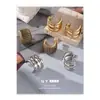 Pendientes de Diseño Versátil Simple Moda de Alta Gama Temperamento Personalizados Nicho Modificación Facial Populares Transfronterizos para Viajeros