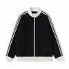 Sudadera con Capucha de Punto Gofrado para Primavera y Otoño, Cuello Alto, Azul, Tres Rayas, Chaqueta Cardigan, Unisex, Estilo Americano High Street, Chaqueta de Béisbol para Parejas