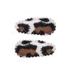 Amazon transfronterizo mini pinza BB para niños clip de tela con forma de gota de agua pinza lateral para flequillo estampado pinza para el pelo de niños pasador 3629