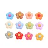 Flores Pequeñas Coloridas de Dibujos Animados Infantil Hecho a Mano DIY Accesorios para Joyería Pegamento de Crema Resina Pequeños Accesorios Material para Pasadores