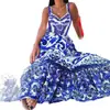 2026 Verano Nueva Ropa de Mujer Europea y Americana Comercio Exterior Moda Temperamento Elegante Sin Mangas Tirantes Finos Cintura Ceñida Dobladillo de Falda Grande Vestido