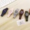 Reloj de Cuarzo Impermeable de Plástico Transfronterizo para Hombres y Mujeres Reloj Sencillo Reloj de Gama Alta Oracle Caja de Regalo Comercio Exterior al por Mayor