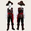 Conjunto de Colete de Pirata Infantil, Fantasia de Halloween para Meninos, Colete de Pirata Marrom, Roupa de Cosplay de Pirata, Fantasia de Festa, Direto da Fábrica
