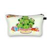 Bolsas de Navidad Nueva Bolsa de Cosméticos Navideña para Niños Bolsa de Tocador de Dibujos Animados Bolsa de Almacenamiento Estampada